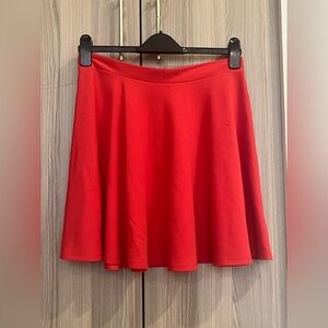 Red Skater Skirt